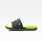⁦Peak Taichi Tachi Slippers Dk.Grey/Fluorescent Yellow⁩ - الصورة ⁦3⁩