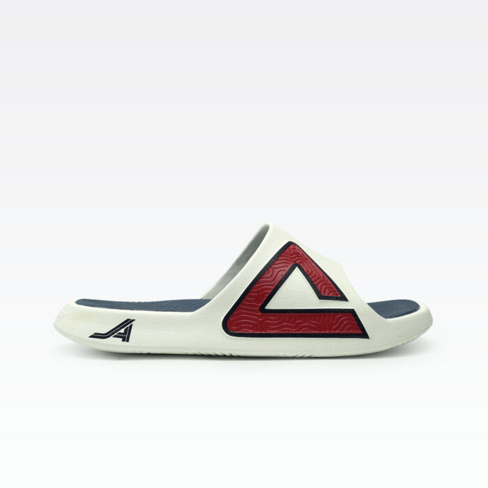 Peak Taichi Slippers Beige/Navy Blue – Image 1