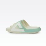 Peak Taichi Taichi Slippers  Desert Powder/Light Acid Green – Image 4