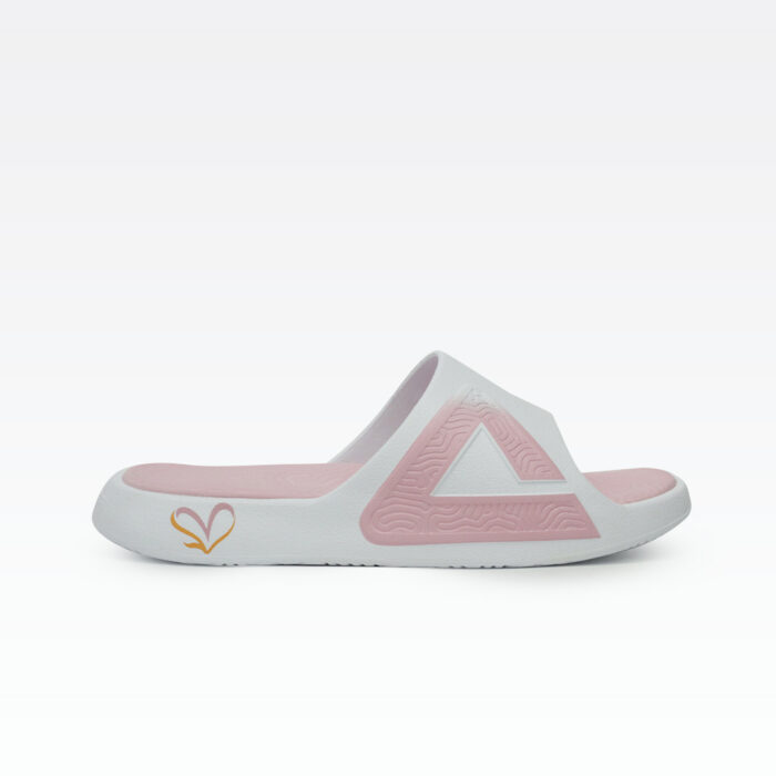 Peak Taichi Slippers  White/Pink – Image 1