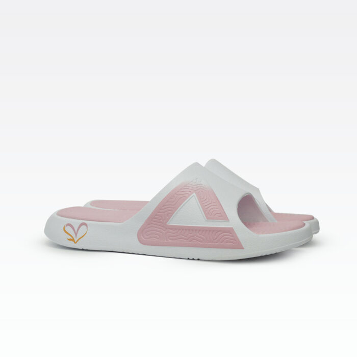 Peak Taichi Slippers  White/Pink – Image 2