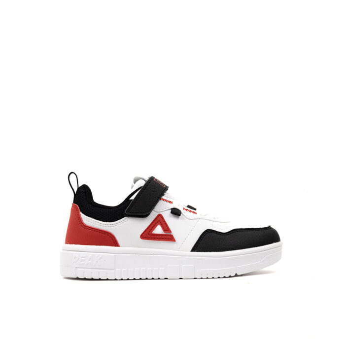 ⁦Peak Kid Shoes_White/Black/Red⁩ - الصورة ⁦1⁩