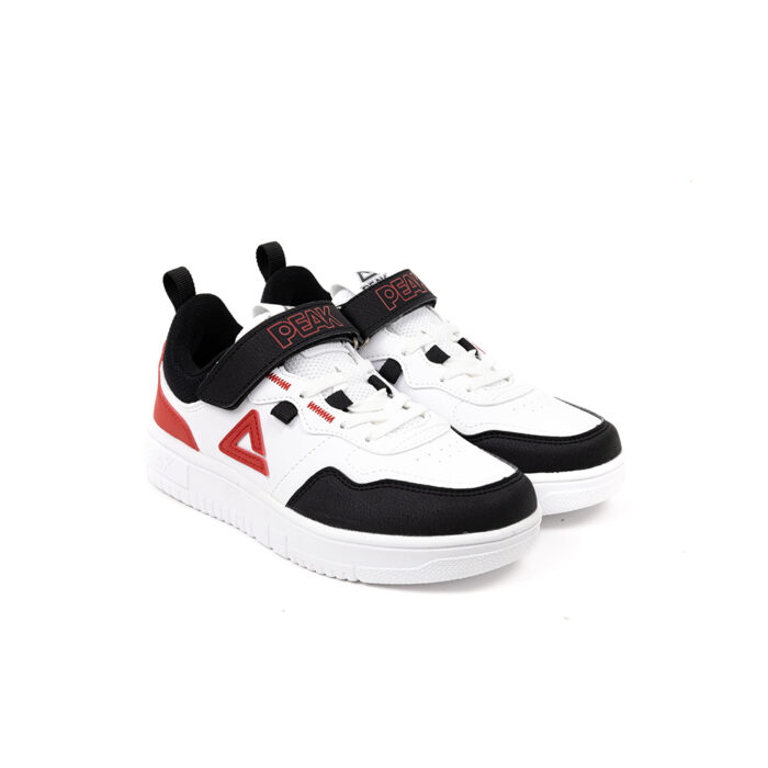 ⁦Peak Kid Shoes_White/Black/Red⁩ - الصورة ⁦4⁩