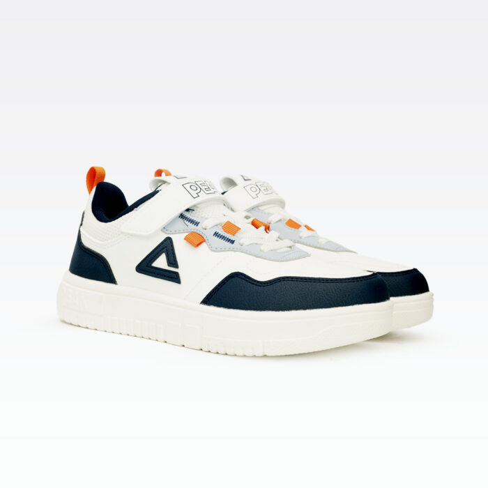⁦Peak Kid Shoes_White/Navy⁩ - الصورة ⁦2⁩