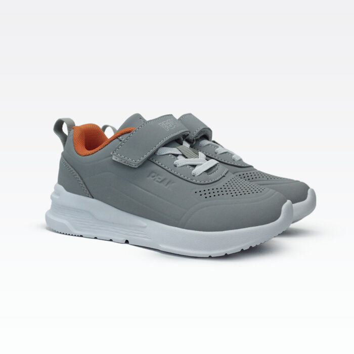 ⁦Peak Kids Shoes White Grey⁩ - الصورة ⁦2⁩