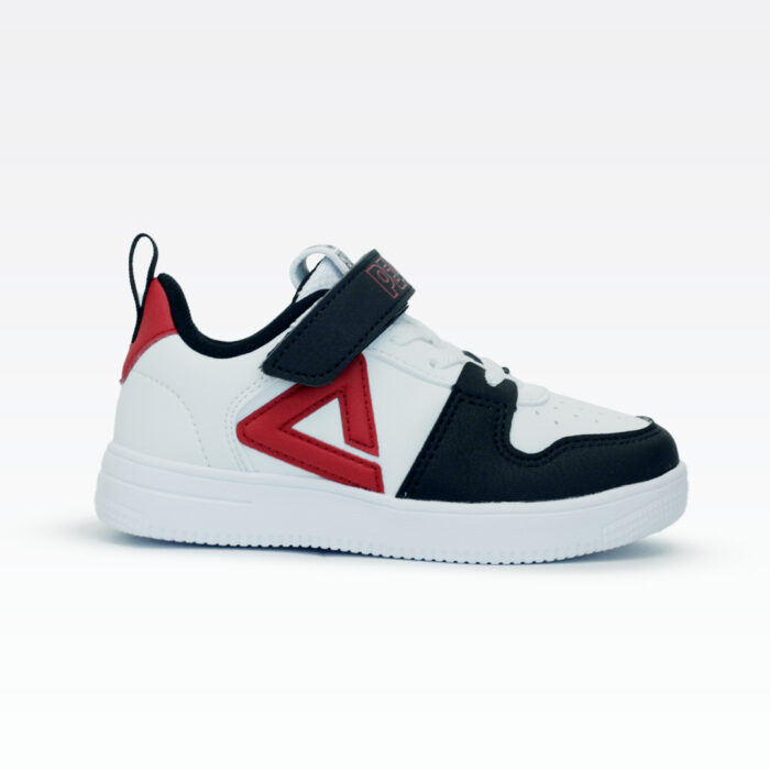 ⁦Peak Kid Shoes_White/Black/Red⁩ - الصورة ⁦1⁩