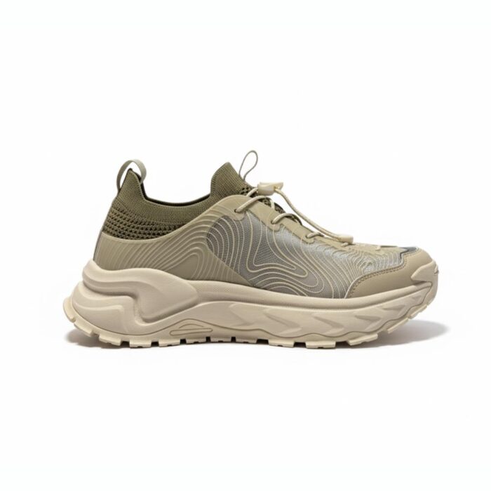 ⁦Peak Sports Shoes Off White/Green⁩ - الصورة ⁦3⁩