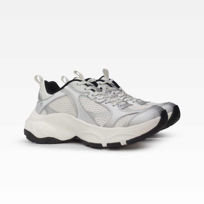 ⁦Peak Sports Shoes White/Silver⁩ - الصورة ⁦2⁩