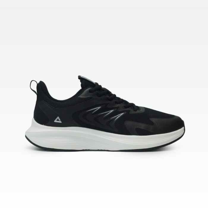 ⁦Peak Casual Shoes Black/White⁩ - الصورة ⁦1⁩