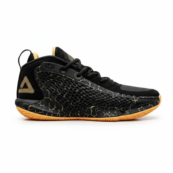 Peak Taichi Basketball Match Shoes Black – Image 1