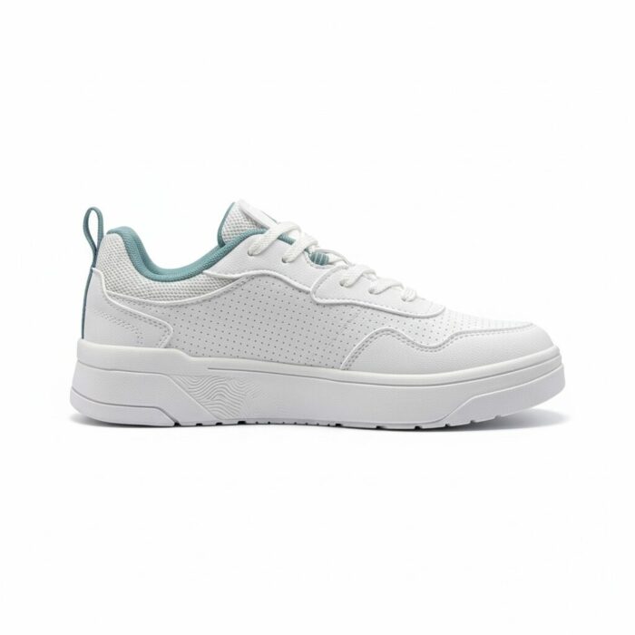 ⁦Peak Taichi Casual Flat Shoes White/Green⁩ - الصورة ⁦4⁩