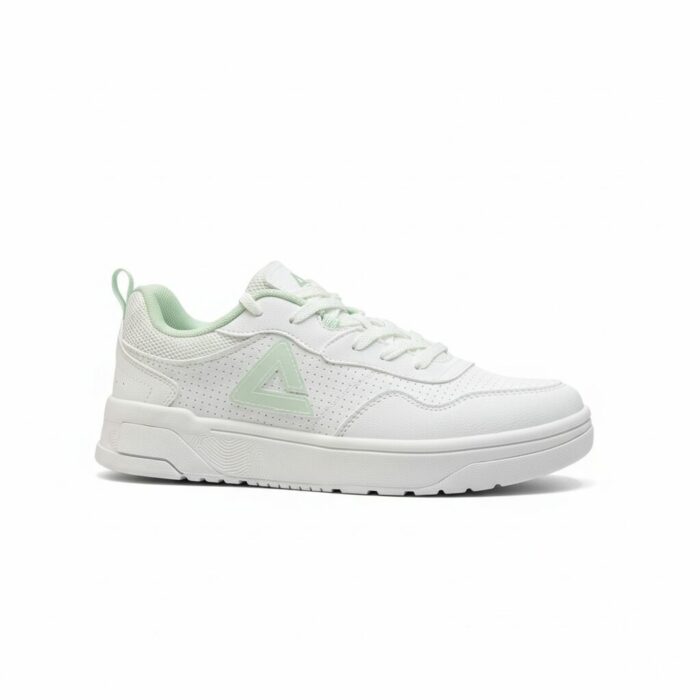 ⁦Peak Taichi Casual Flat Shoes White/Lt.Green⁩ - الصورة ⁦2⁩