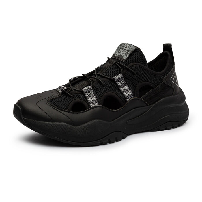⁦Peak Taichi Sports Shoes All Black⁩ - الصورة ⁦2⁩