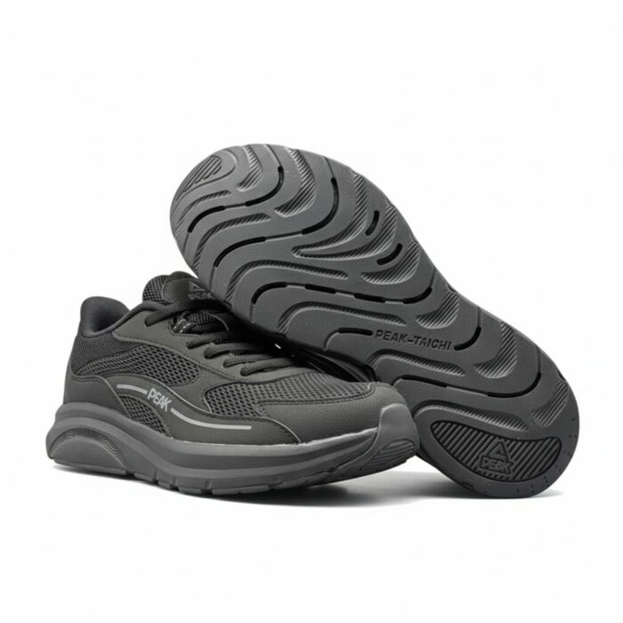 ⁦Peak Taichi Walking Shoes All Black⁩ - الصورة ⁦4⁩