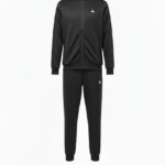 Peak Knitted Tracksuit Black