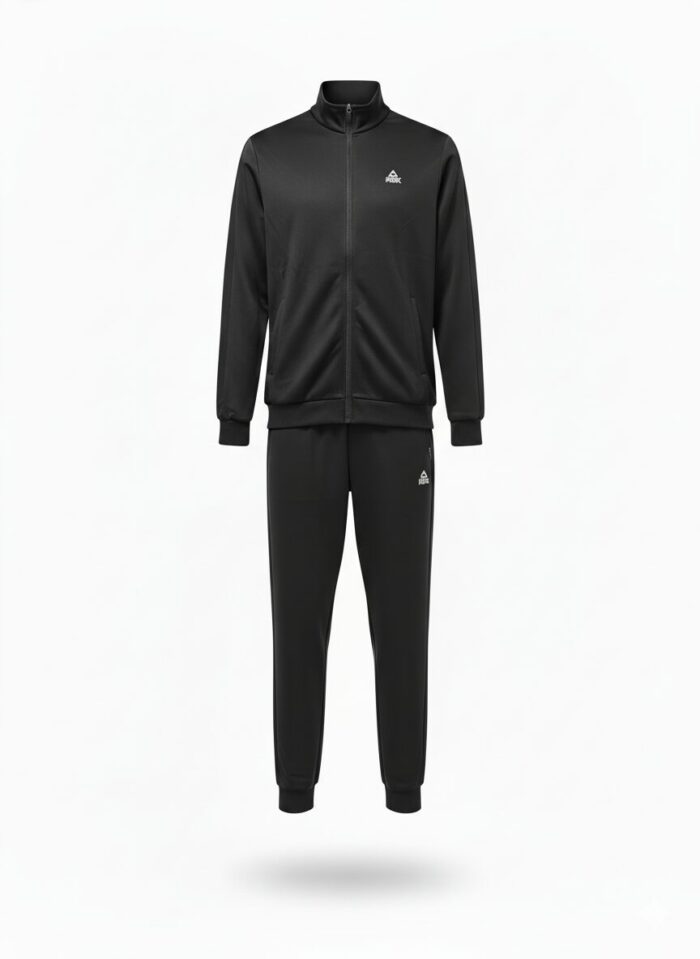 ⁦Peak Knitted Tracksuit Black⁩ - الصورة ⁦1⁩