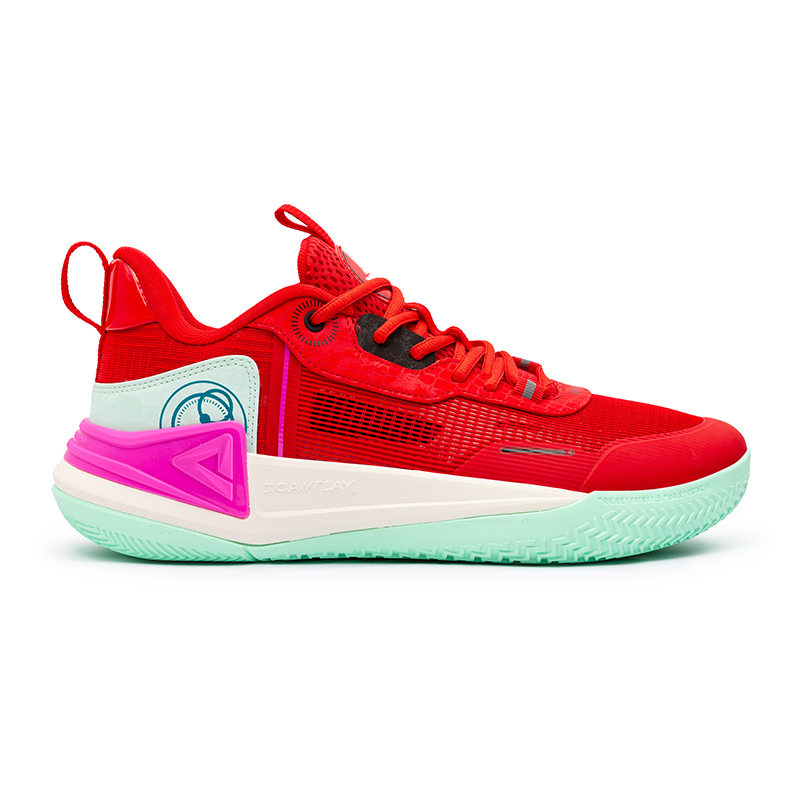 DA410027-0060-1 Peak Taichi Basketball Match Shoes-Red – Image 1