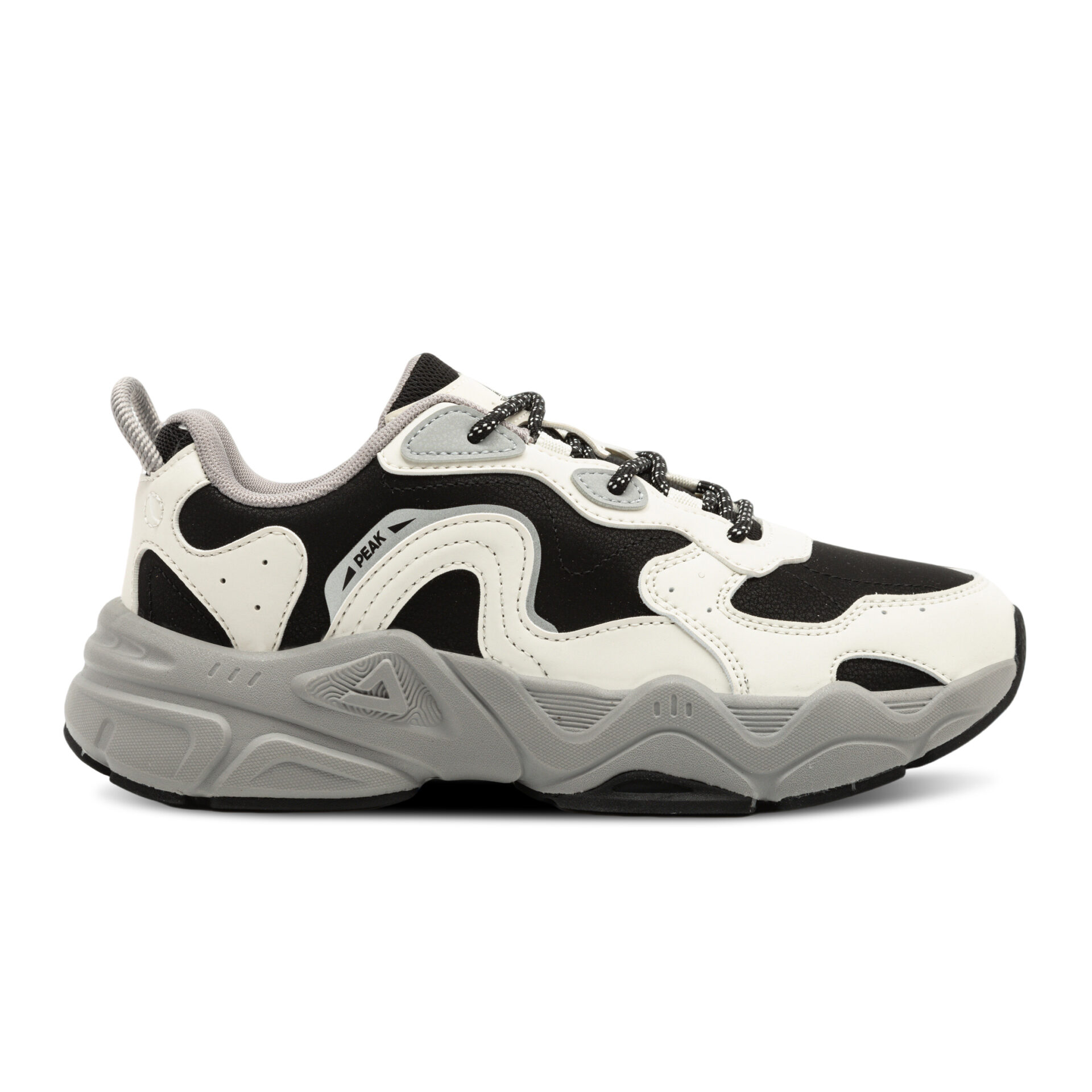 EXT53728E-Z487-1 Peak Taichi Casual Shoes Canvas White/Black – Image 1