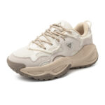 ⁦Peak Taichi Retro Casual Shoes-Wheat Khaki Wheat Khaki⁩ - الصورة ⁦2⁩