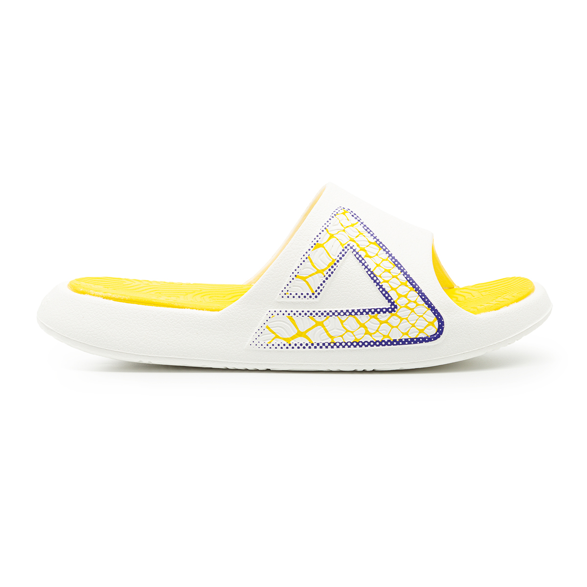ET53097L-Z471-1 Peak Taichi Sports Slippers White/Yellow – Image 1