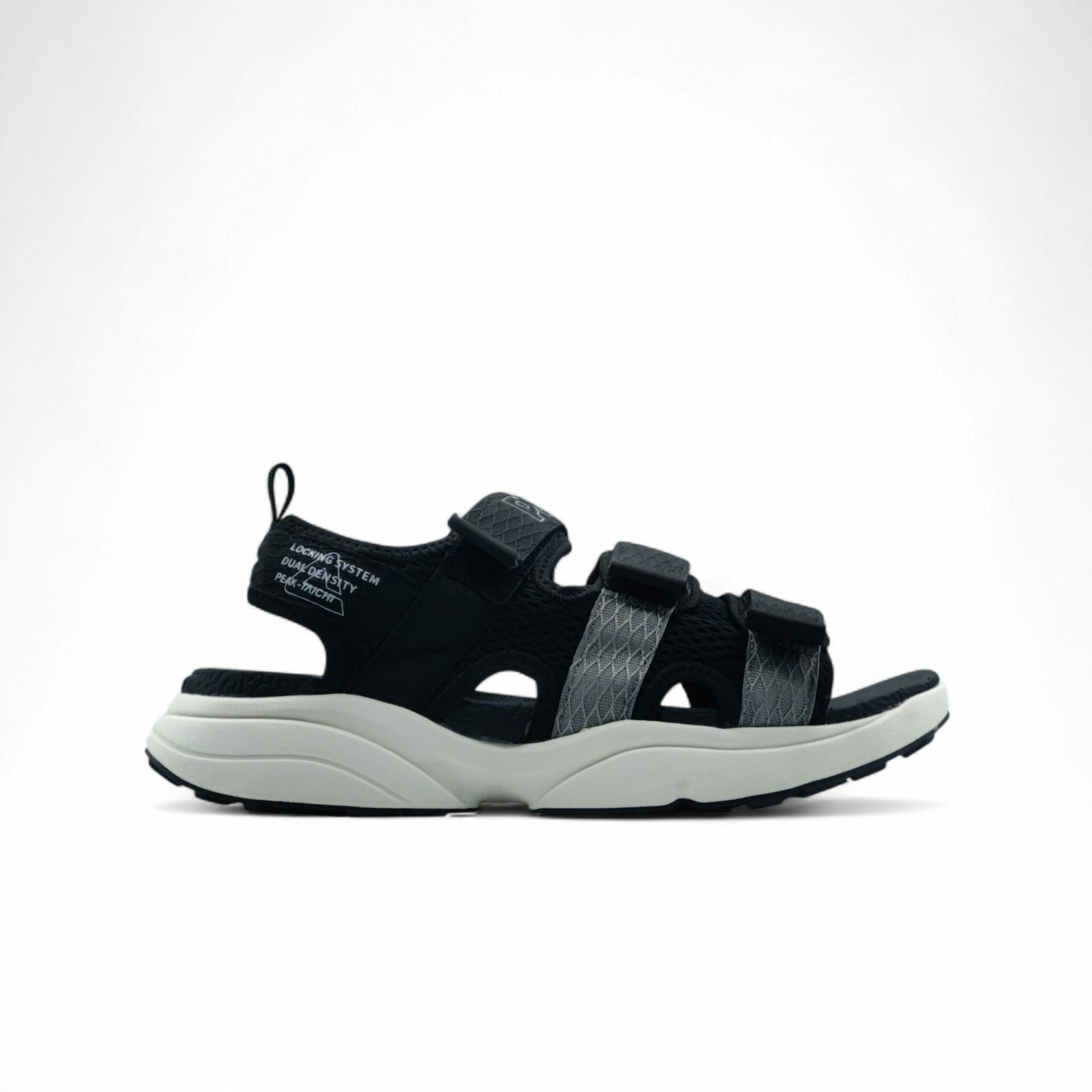 ET59091L-X658 (1) Peak Taichi Sandals Black/Grey/Milky White – Image 1