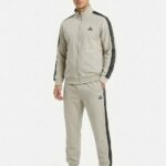 Peak Knitted Tracksuit Grey