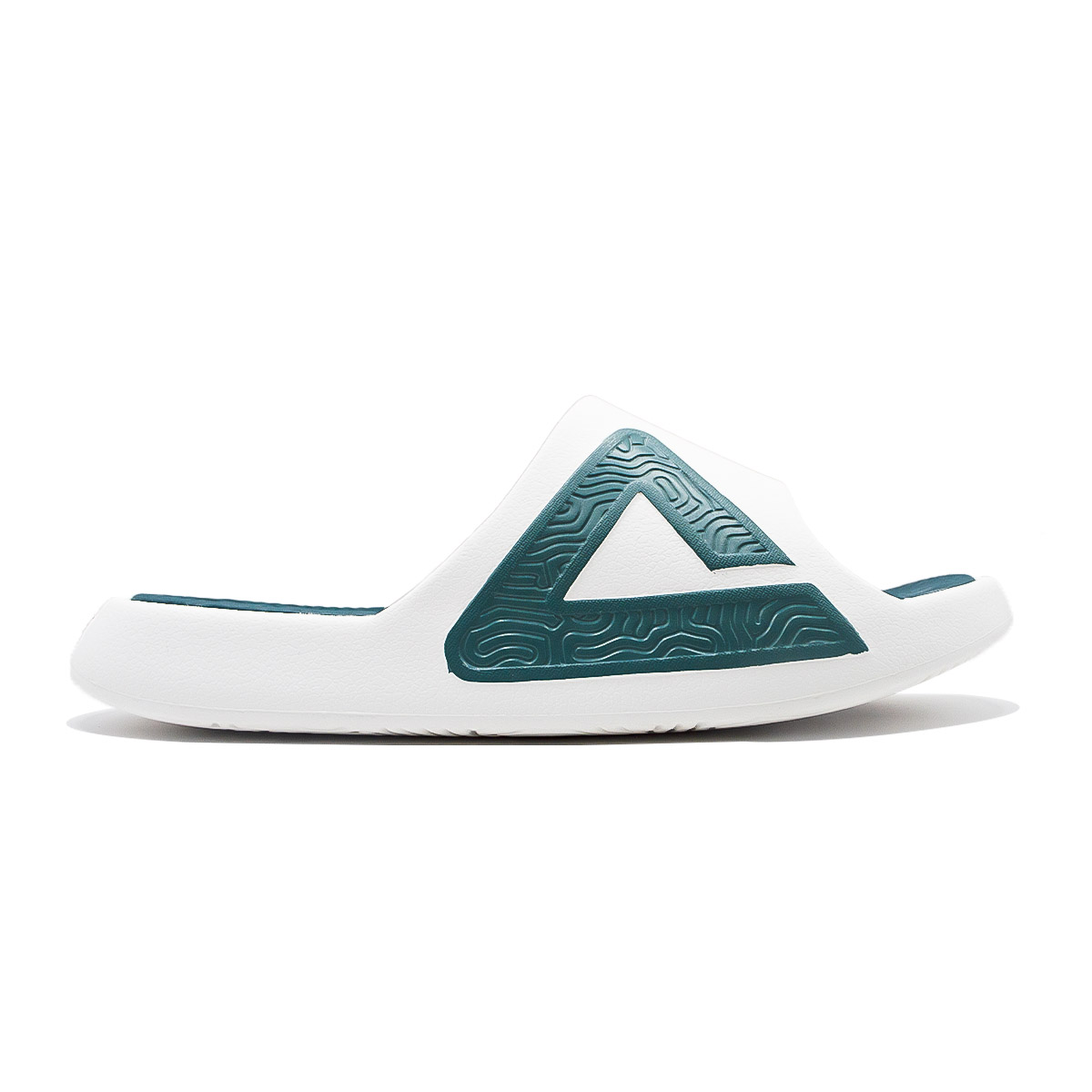 ET59095L-Z552-1 Peak Tiachi Taichi Slippers Milky White/Dark Green – Image 1