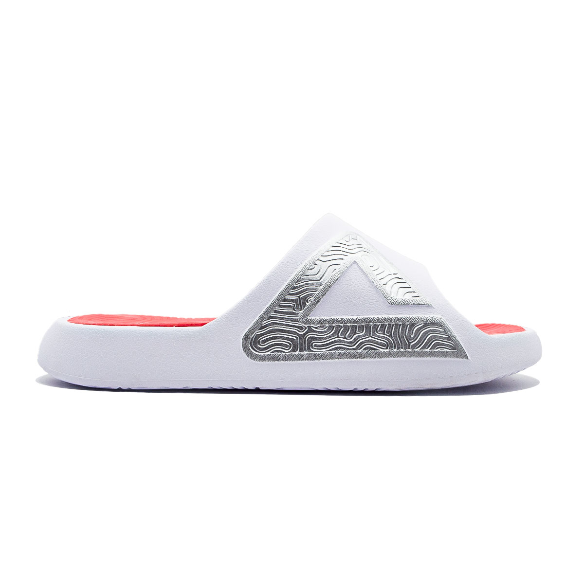 ET59096L-1060-1 Peak Tiachi Taichi Slippers White/Red – Image 1