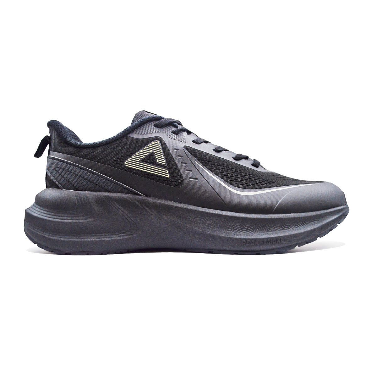 EXT261217H-Y291-1 Peak Taichi Running Shoes-All Black - الصورة 1