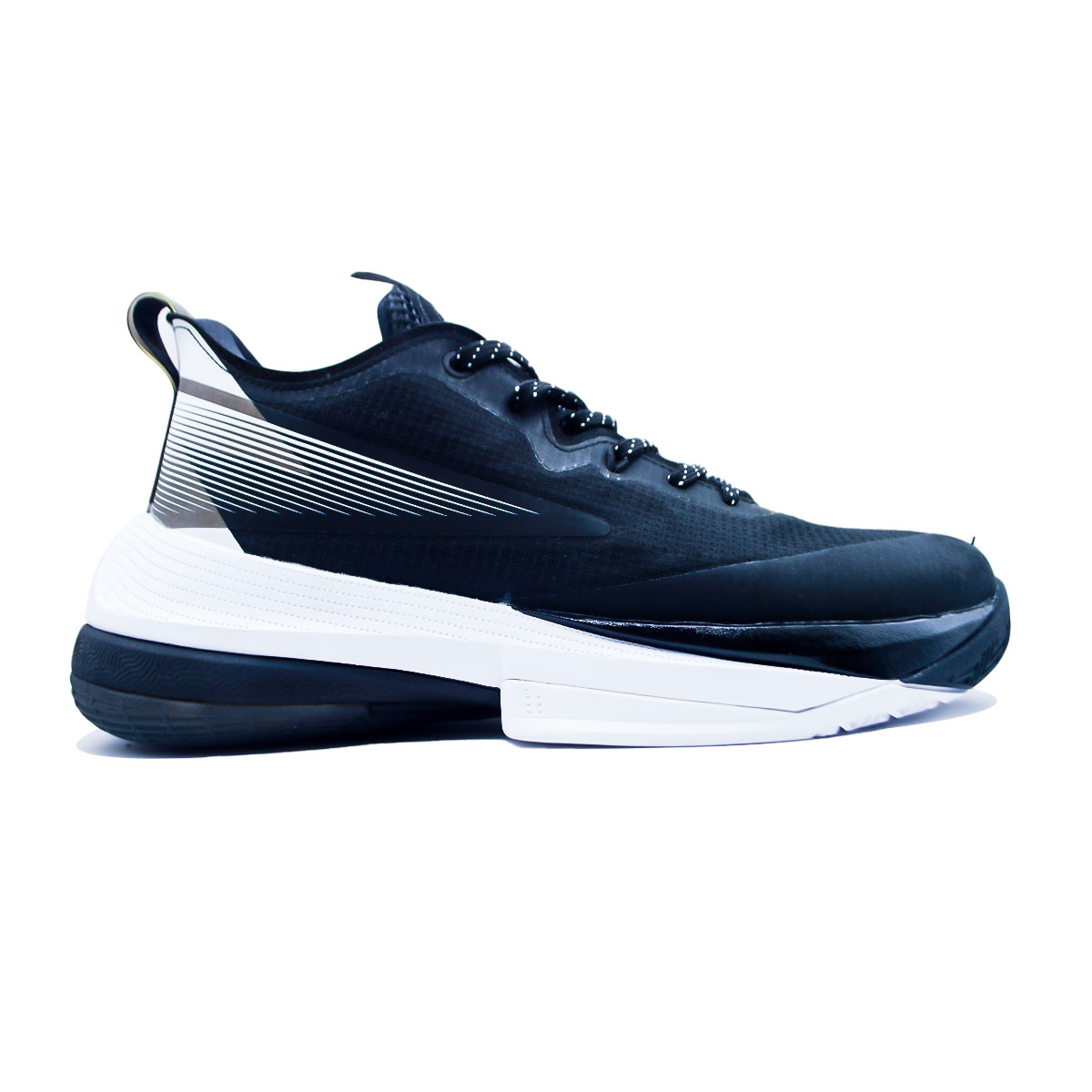E12661A-2010-1 Peak Basketball Shoes BLACK/WHITE – Image 1
