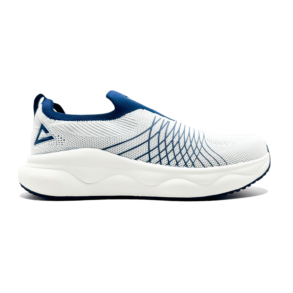ET59477E-Z557-1 Peak Taichi Casual Shoes White/Navy – Image 1