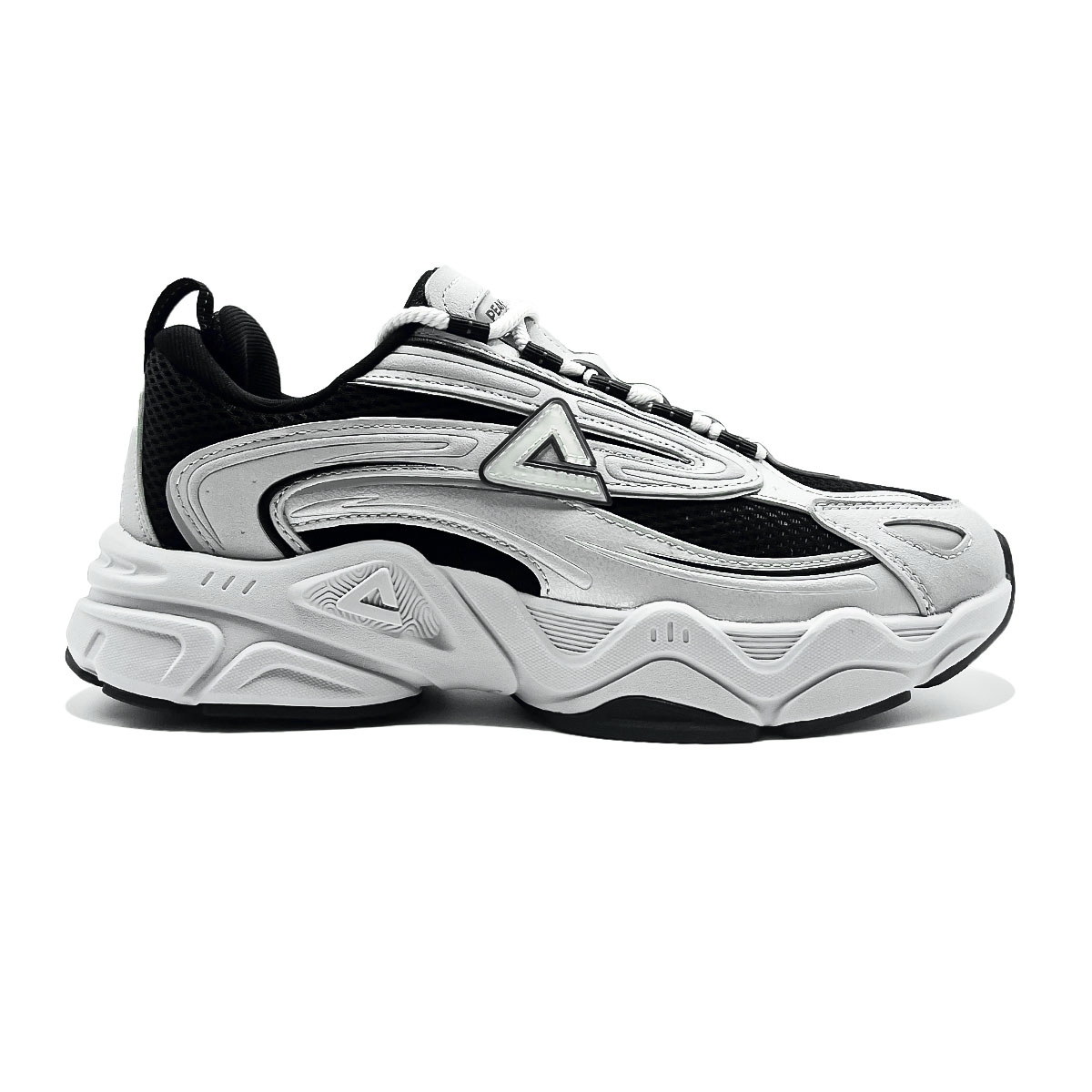 EXT261198E-1320-1 Peak Taichi Fashion Casual Shoes Silver/Black – Image 1