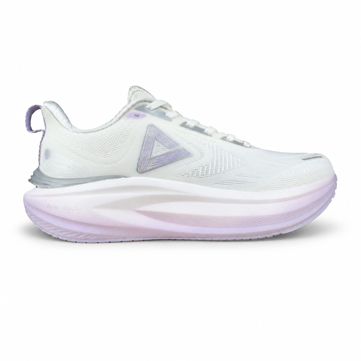 ET261098H-Z472-1 Peak Taichi Cushion Running Shoes White/Purple - الصورة 1