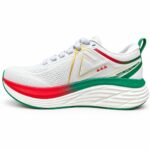 Peak Turbo MCA Running Shoes White Green Red Kids – Image 4